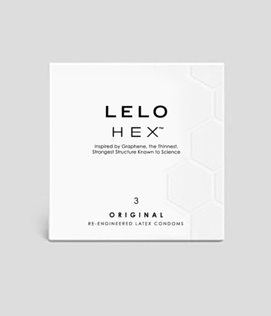 Lelo HEX 3pk Original Condoms