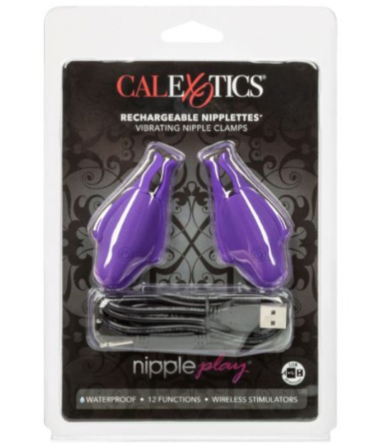 Nipple Play Rechargeable Nipplettes Purple