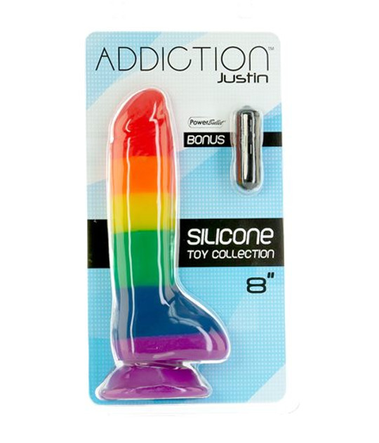 Addiction Justin 8  Dildo W Balls Pride
