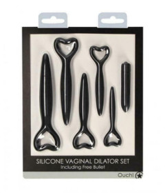 Silicone Vaginal Dilator Set - Black