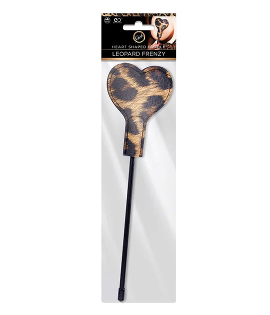 Leopard Frenzy  Heart Paddle