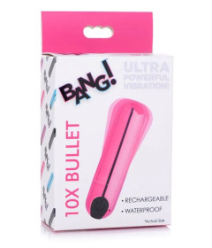 BANG! Vibrating Metallic Bullet - Pink
