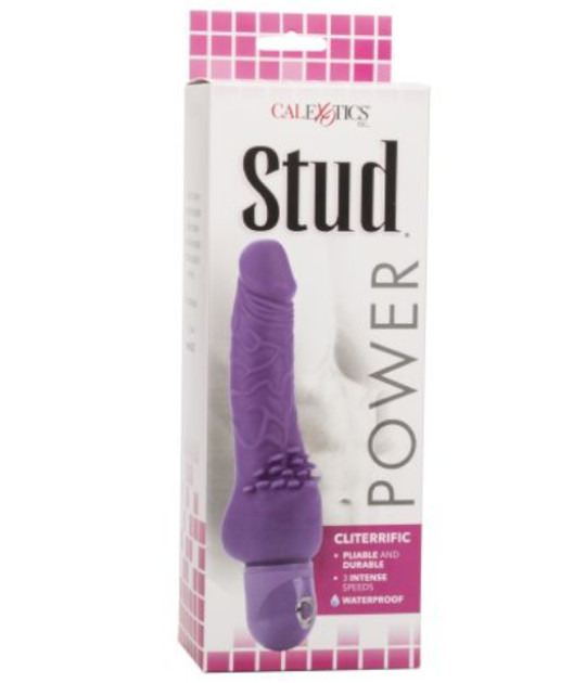 Waterproof Power Stud Cliterrific - Purple