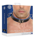 Deluxe Bondage Collar OS Blue