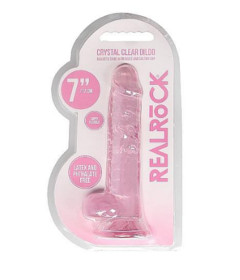 Realrock Crystal Clear 7Inch Pink
