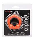 Alpha Liquid Silicone Dual Ball Ring