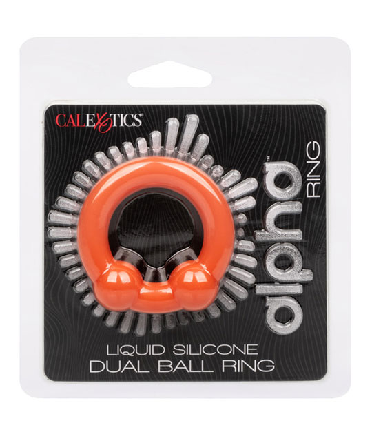 Alpha Liquid Silicone Dual Ball Ring