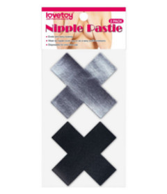 Cross Pattern Nipple Pasties 2 Pack