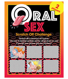 Sexy Scratcher - Oral Sex Challenge