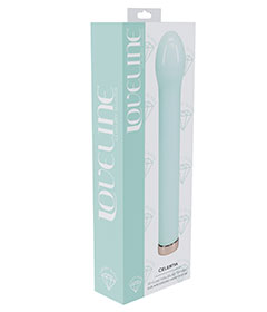 Loveline Celestia Bulb Tip Glass Vibrator - Green