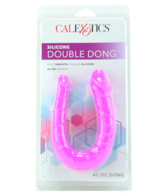 Silicone Double Dong AC DC Pink