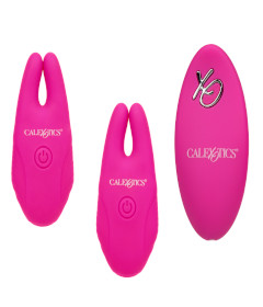 Silicone Remote Nipple Clamps - Pink