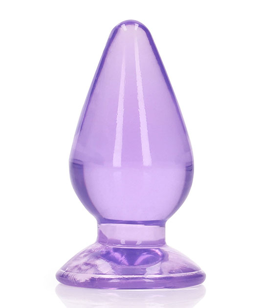 Realrock 3.5in Purple Crystal Plug