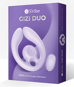 SVibe Snail GIZI Duo Couples Stimulator - Lilac