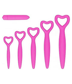 Silicone Vaginal Dilator Set - Pink