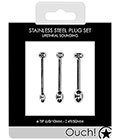 Stainless Steel Urethral Plug Set 49 50mm