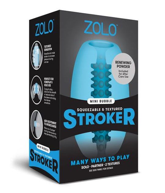 ZOLO Mini Stroker Bubble Blue