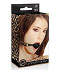 Leopard Frenzy  Silicone Ball Gag