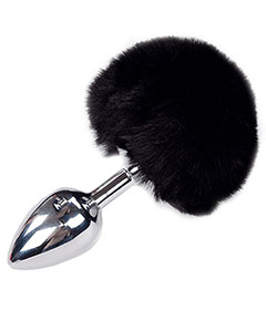 Alive  Metal Fluffy Plug Black M