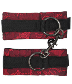 Universal Lace Cuffs Red By Brigitta