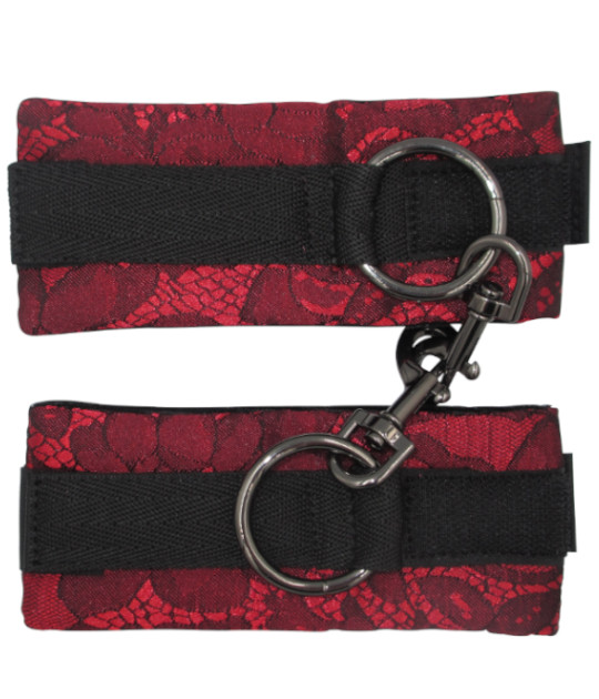 Universal Lace Cuffs Red By Brigitta