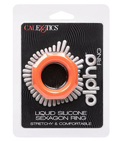 Alpha Liquid Silicone Sexagon Ring