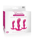 X Combo  3Pc Pink Butt Plug Set