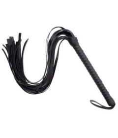 B-WHI01PNK PU Flogger 48cm Black