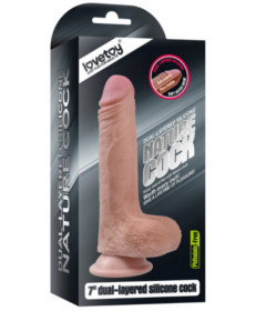 7inch Dual Layered Liquid Cock LV4001