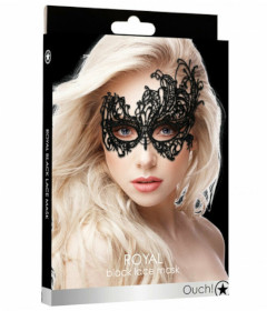 Royal Black Lace Mask