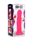 Squeezable Wavy Dildo - Pink