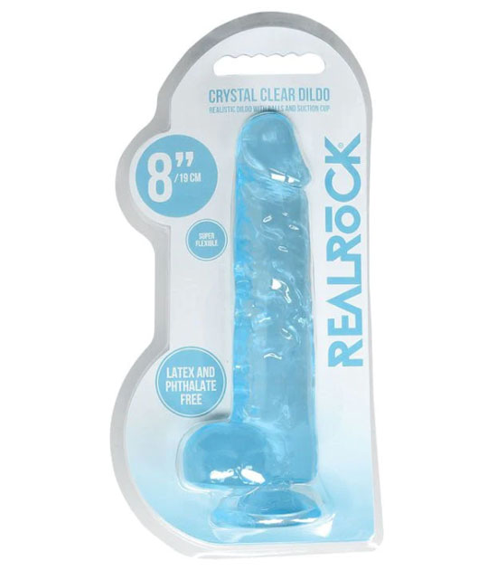 Realrock Crystal Clear 8 Inch Blue