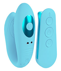 Loveline Charme Dual Motor Vibe - Blue