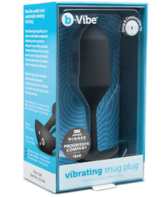 b-vibe Vibrating Snug Plug XL Black