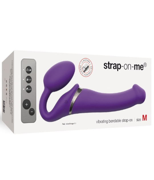 STRAP-ON-ME Vibrating Medium Purple
