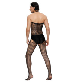 MP156 Bodystocking For Men Black