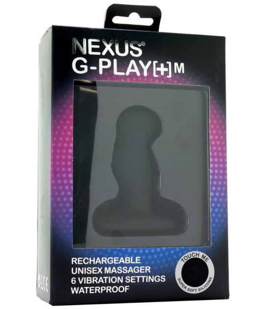 Nexus G-Play Plus Medium Unisex Vibrator Black