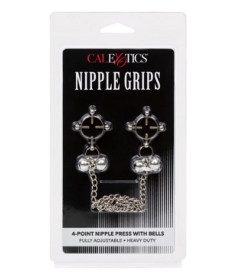 Nipple Grips 4-Point Nipple Press with Bells