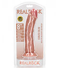 Realrock Curved Without Balls 8 In Flesh