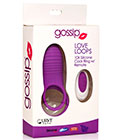 Gossip Love Loops Remote Cock Ring Violet