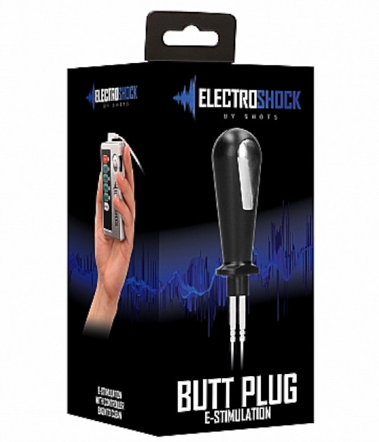 ELECTRO SHOCK Butt Plug Black