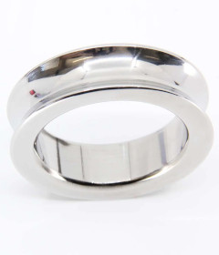 RIN036-40SIL SS 40mm Cockring Silver