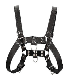 Chest Bulldog Harness - S M Black