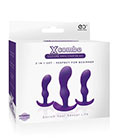 X Combo  3Pc Purple Butt Plug Set