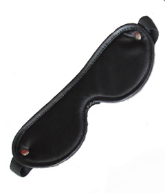 BLI036  Satin Love Mask  Black