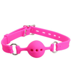 GAG011A Silicone Breathable Gag Pink Small