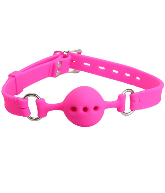 GAG011A Silicone Breathable Gag Pink Small