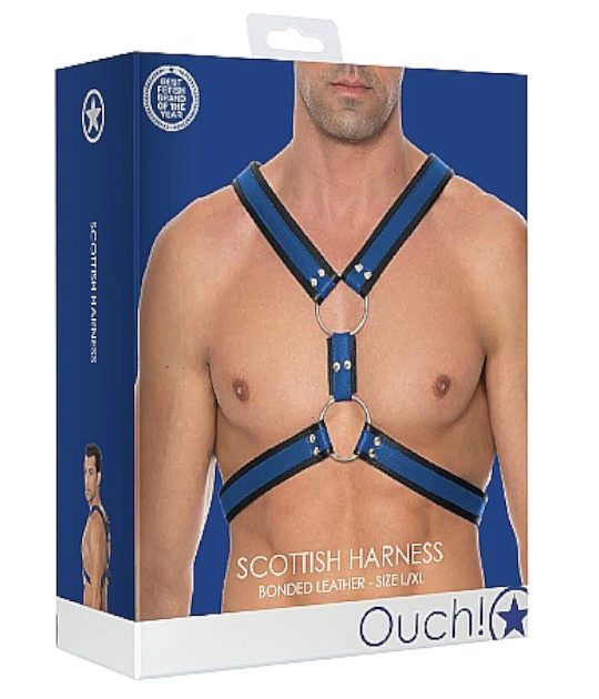 Scottish Harness L XL Blue