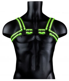 Ouch  Buckle Harness Glow In Dark L XL