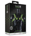 Ouch  Buckle Harness Glow In Dark L XL